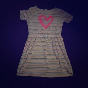 Colorful stripped Girls dress.